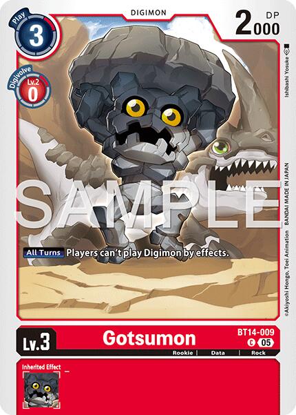 Gotsumon BT14-009 [ Inglese / Giapponese ]