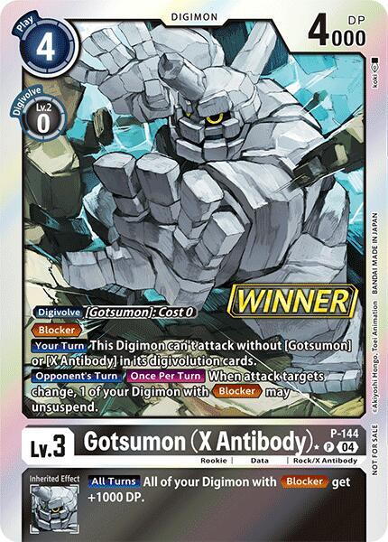 Gotsumon (Storetournament 2024 Winner) P-144 [ Inglese / Giapponese ]