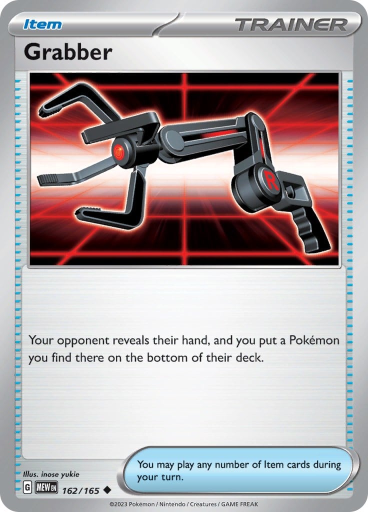Pinza Afferra-Pokémon - 151 162/165 [ Italiano / Inglese ]