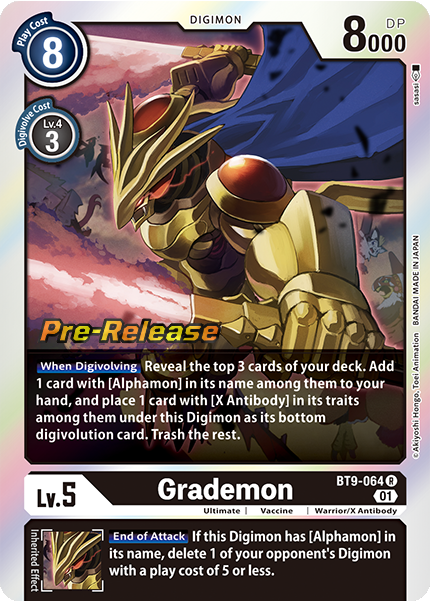 Grademon BT9-064 [ Inglese / Giapponese ]