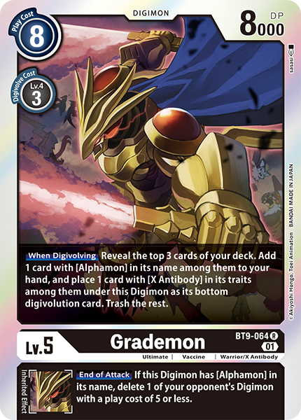 Grademon BT9-064 [ Inglese / Giapponese ]