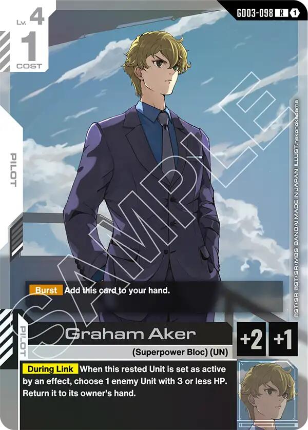 Graham Aker GD03-098 [ Inglese / Giapponese ]