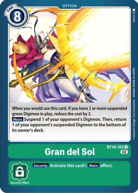 Gran del Sol BT10-103 [ Inglese / Giapponese ]