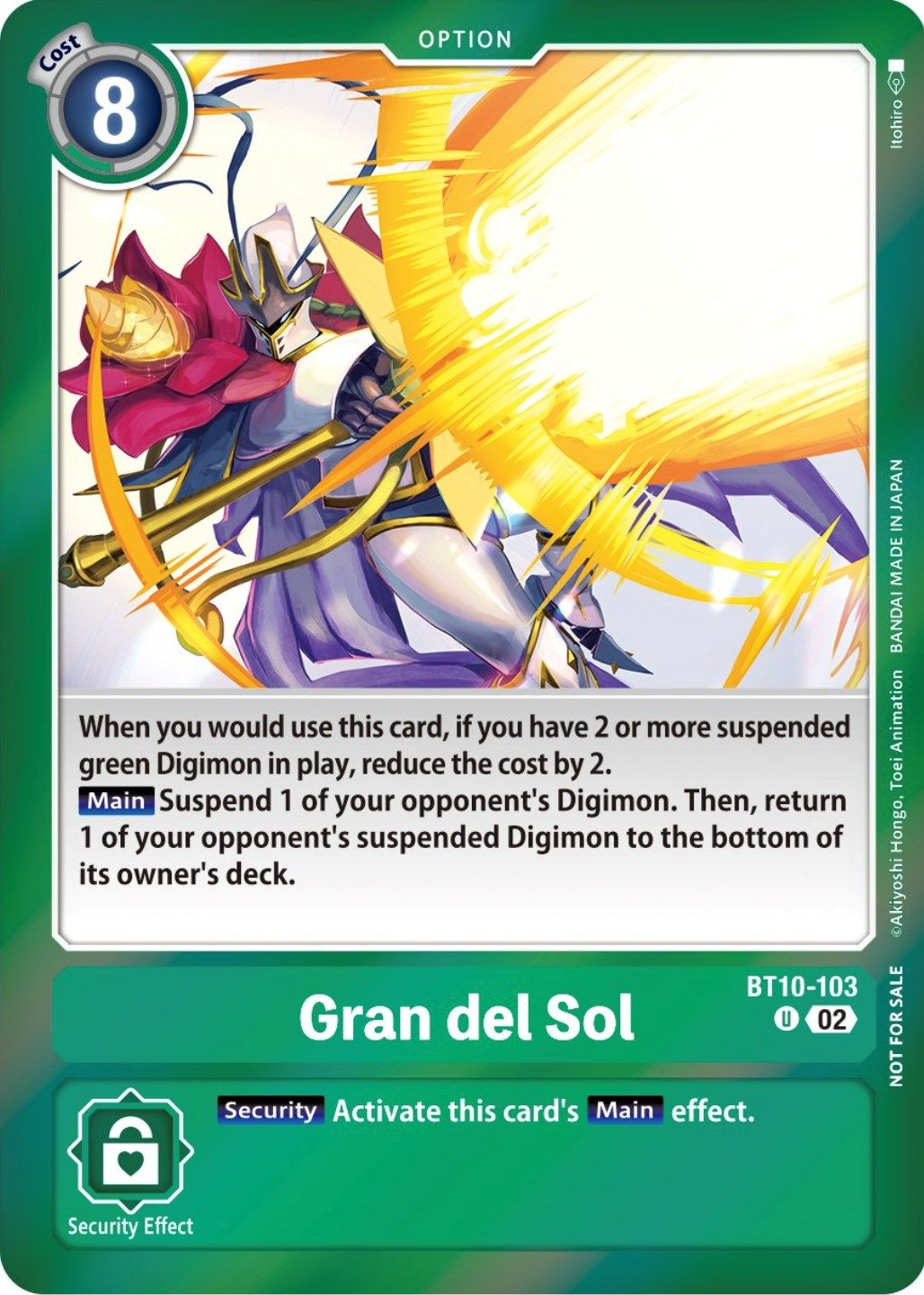 Gran del Sol BT10-103 [ Inglese / Giapponese ]