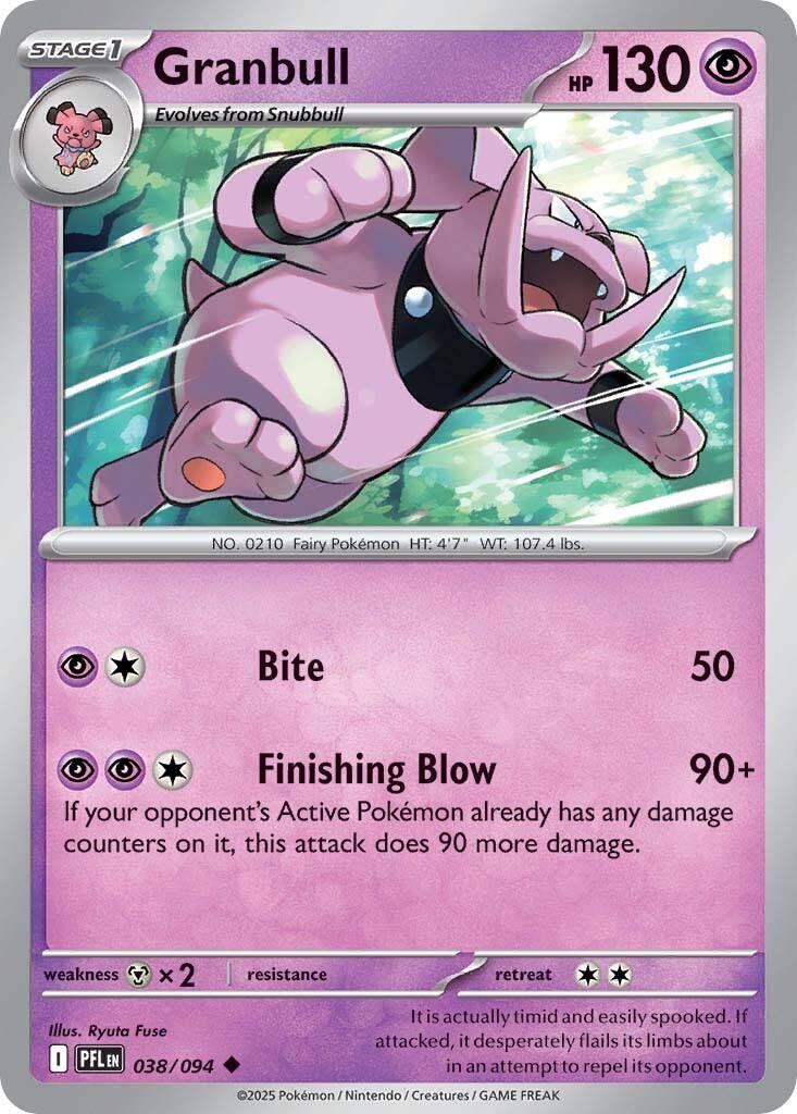Granbull - Fiamme Spettrali 038/094 [ Italiano / Inglese ]