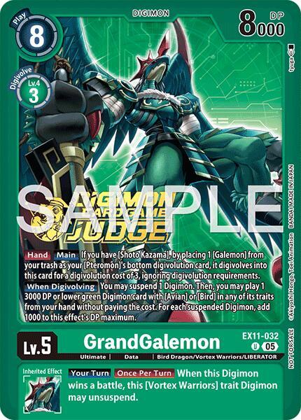 GrandGalemon EX11-032 [ Inglese / Giapponese ]
