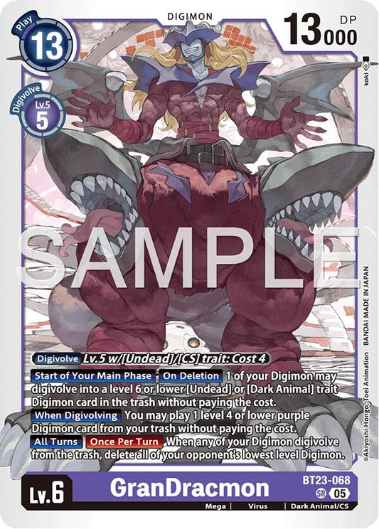GranDracmon BT23-068 [ Inglese / Giapponese ]