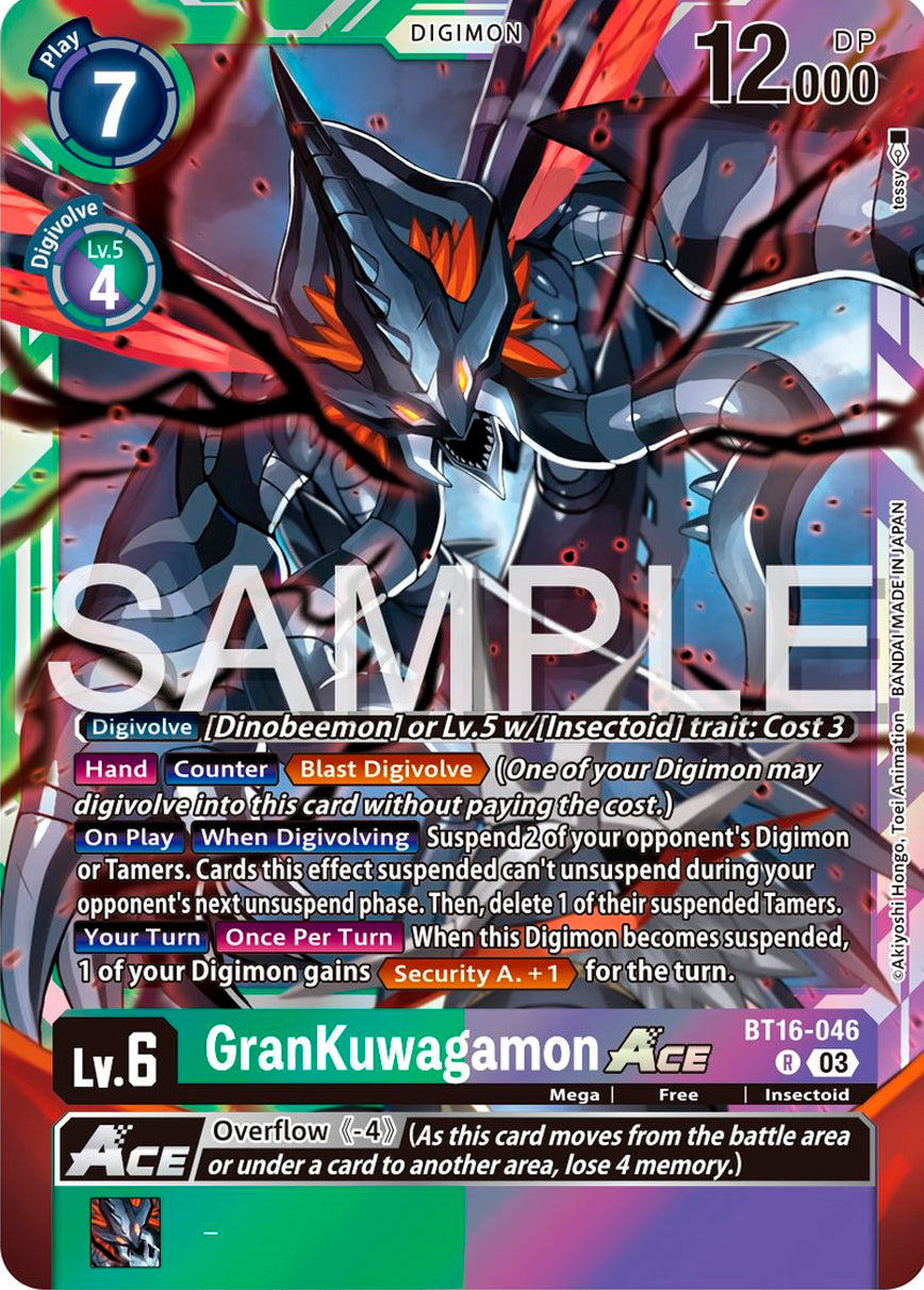 GranKuwagamon Ace BT16-046 [ Inglese / Giapponese ]