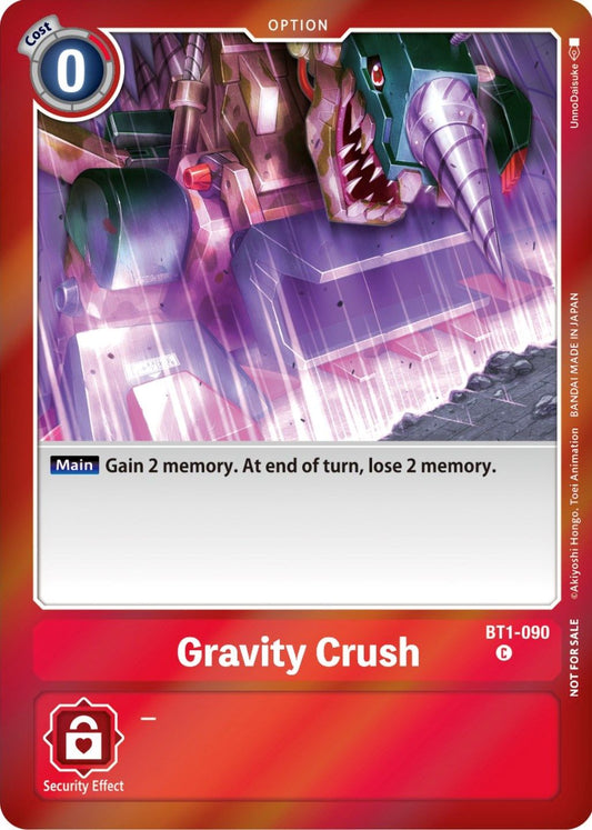 Gravity Crush BT01-03 [ Inglese / Giapponese ]