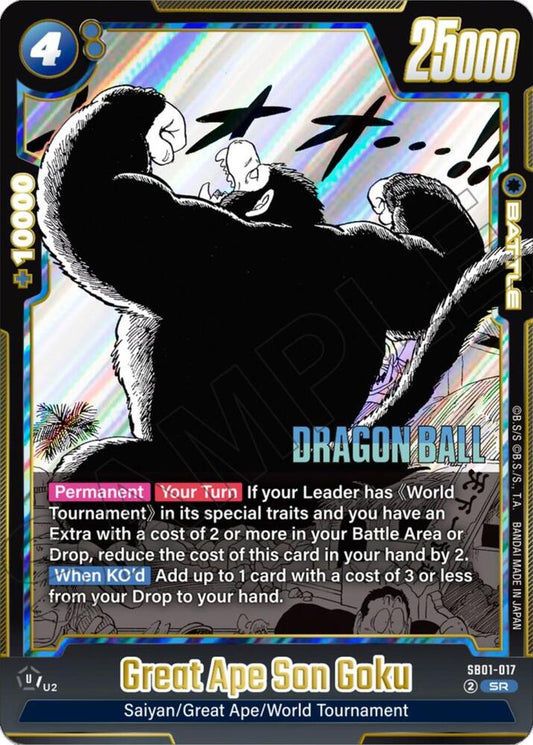 Great Ape Son Goku SB01-017 [ Inglese / Giapponese ]