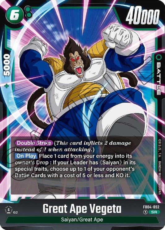 Great Ape Vegeta FB04-052 [ Inglese / Giapponese ]