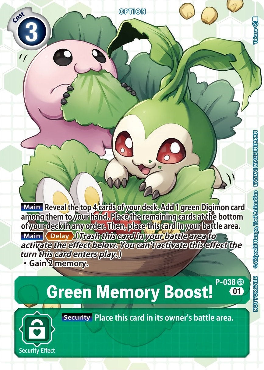 Green Memory Boost! P-038 [ Inglese / Giapponese ]