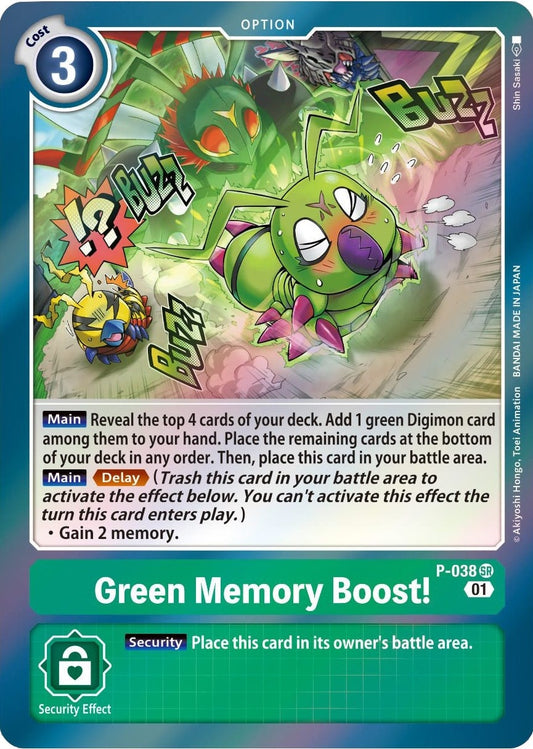 Green Memory Boost! P-038 [ Inglese / Giapponese ]