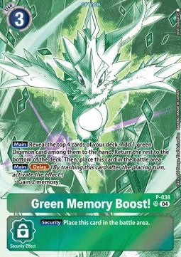 Green Memory Boost! P-038 [ Inglese / Giapponese ]