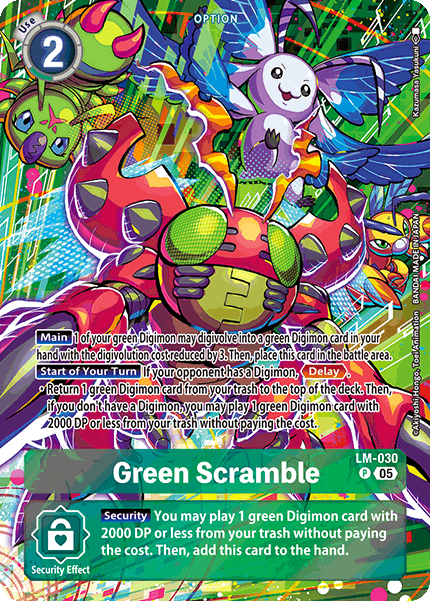 Green Scramble LM-030 [ Inglese / Giapponese ]