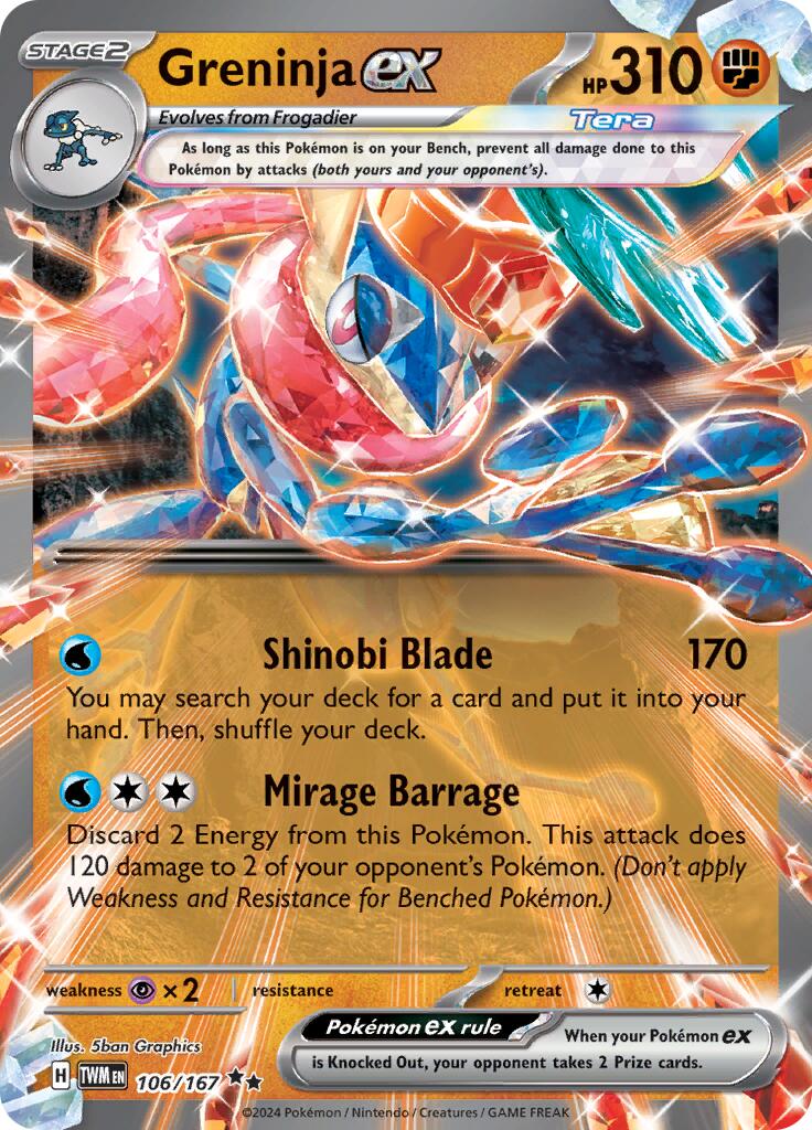Greninja-ex - Crepuscolo Mascherato 106/167 [ Italiano ]