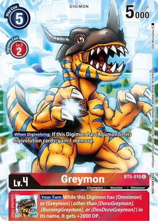 Greymon BT5-010 [ Inglese / Giapponese ]