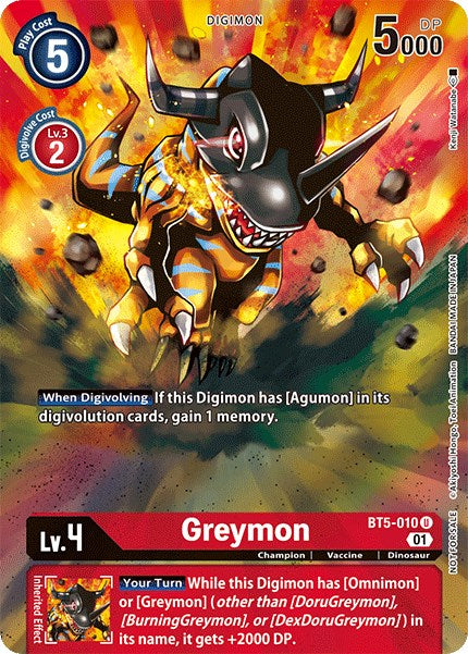 Greymon BT5-010 [ Inglese / Giapponese ]