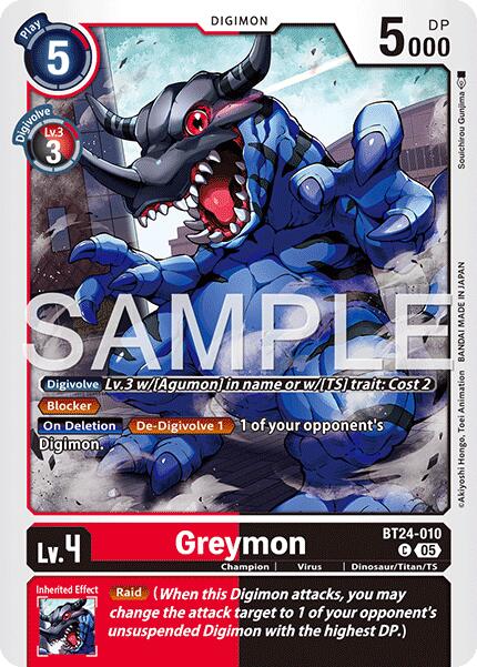 Greymon BT24-010 [ Inglese / Giapponese ]