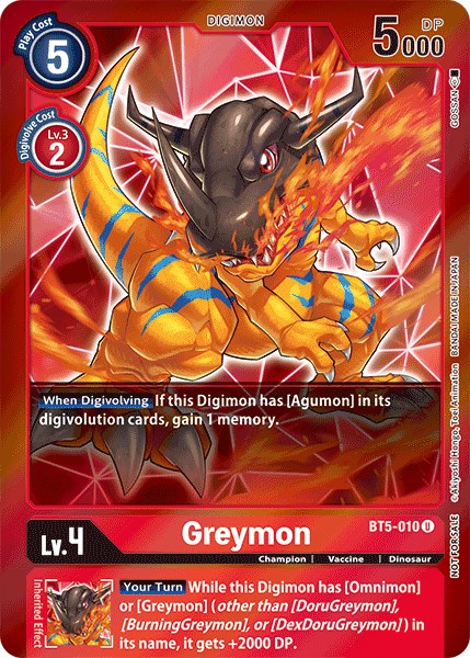 Greymon BT5-010 [ Inglese / Giapponese ]
