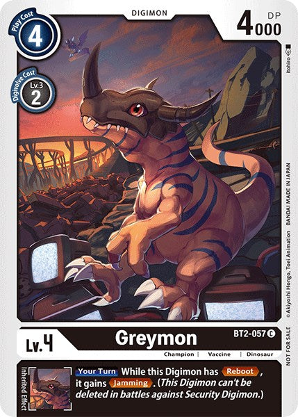 Greymon BT2-057 [ Inglese / Giapponese ]