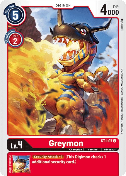 Greymon ST1-07 [ Inglese / Giapponese ]