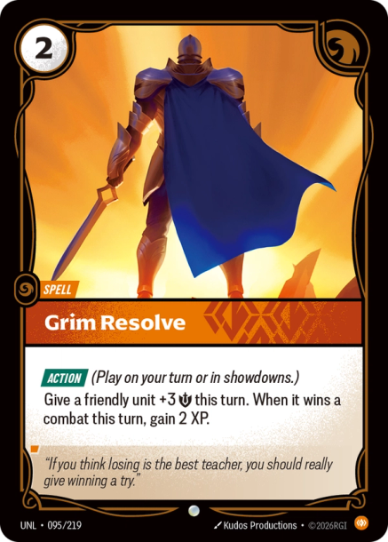 Grim Resolve (Common) [ Inglese / Cinese Semplificato ]