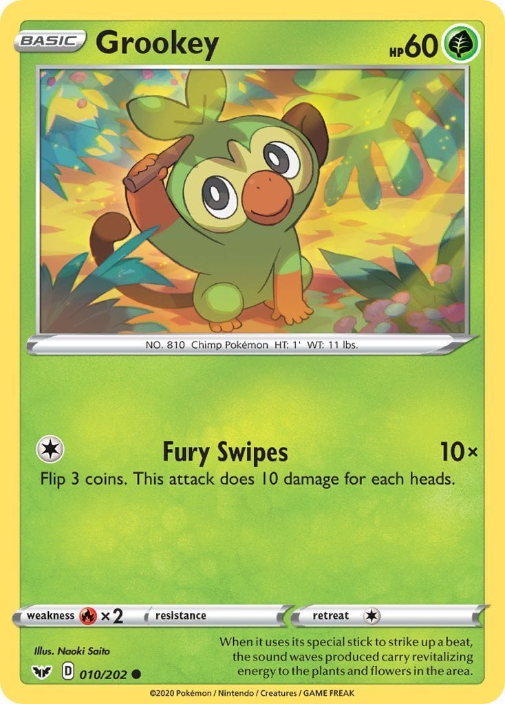 Grookey - Spada e Scudo 10/202 [ Italiano / Inglese ]