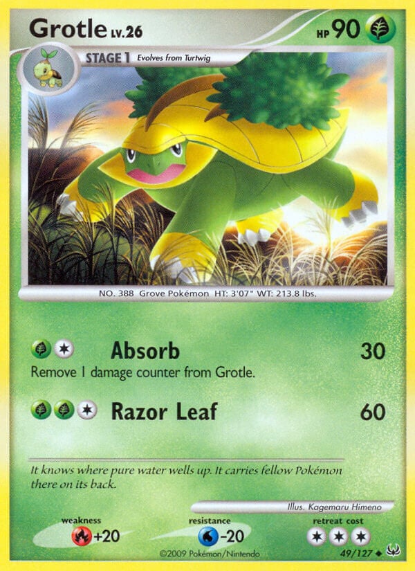 Grotle Lv.26 - Platino 049/127 [ Italiano / Inglese ]