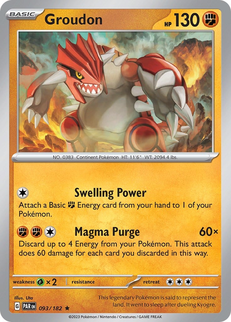 Groudon - Paradosso Temporale 093/182 [ Italiano ]