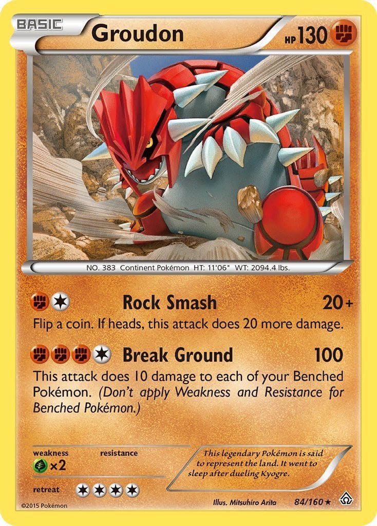 Groudon - Scontro Primordiale 84/160 [ Italiano / Inglese ]