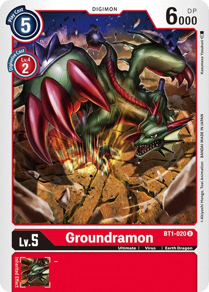 Groundramon BT1-20 [ Inglese / Giapponese ]