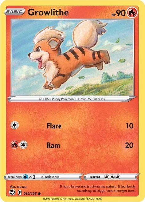 Growlithe - Tempesta Argentata 019/195 [ Italiano ]