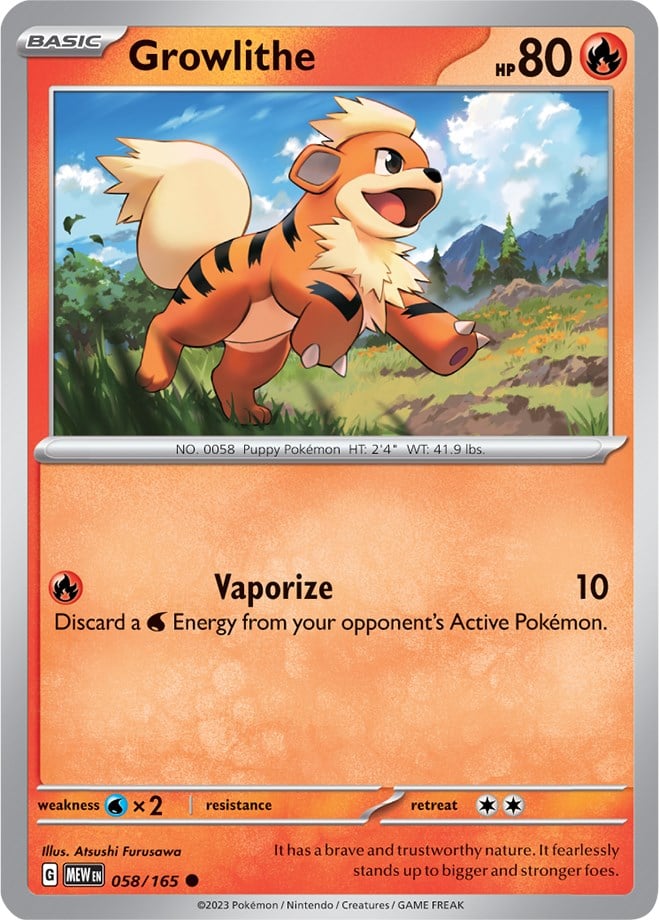 Growlithe - 151 058/165 [ Italiano / Inglese ]