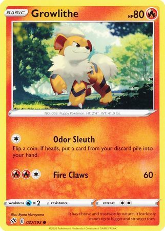 Growlithe - Fragore Ribelle 027/192 [ Italiano / Inglese ]
