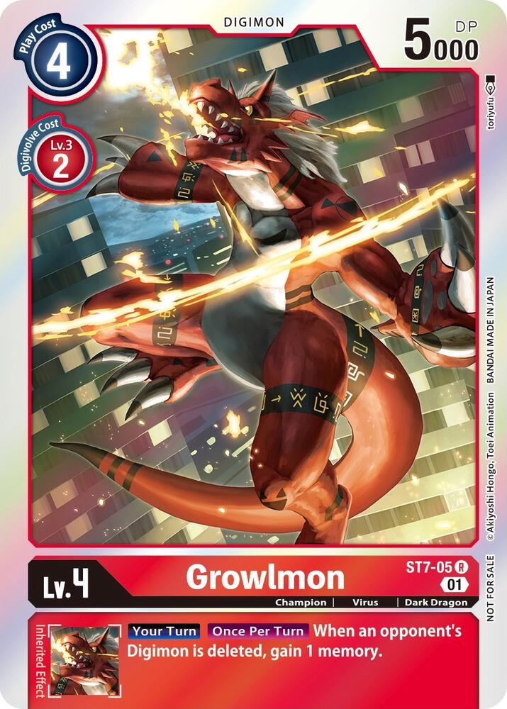 Growlmon ST7-05 [ Inglese / Giapponese ]