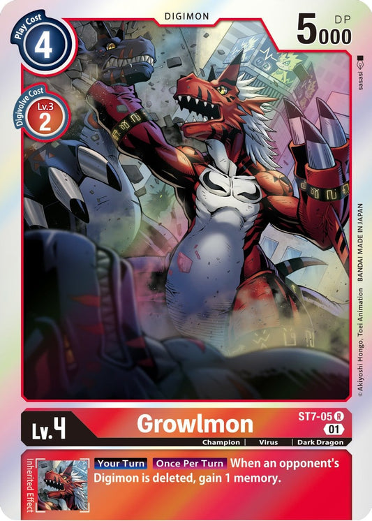 Growlmon ST7-05 [ Inglese / Giapponese ]