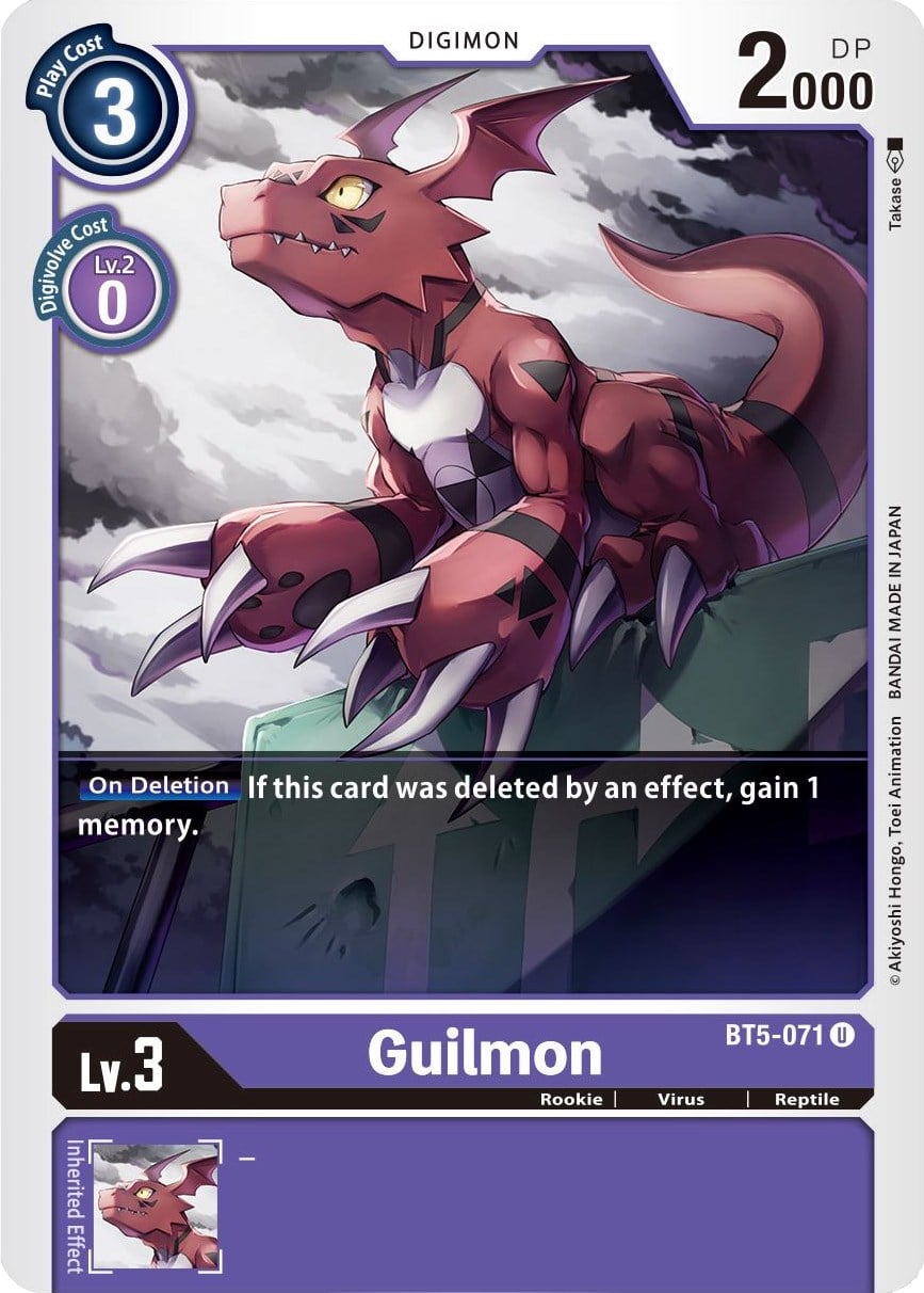 Guilmon BT5-071 [ Inglese / Giapponese ]