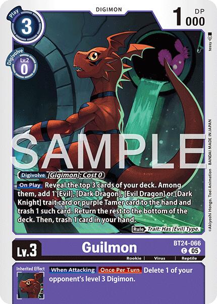 Guilmon BT24-066 [ Inglese / Giapponese ]