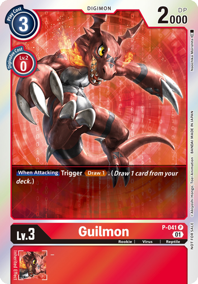 Guilmon P-041 [ Inglese / Giapponese ]