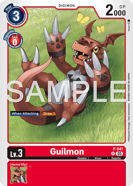 Guilmon P-041 [ Inglese / Giapponese ]