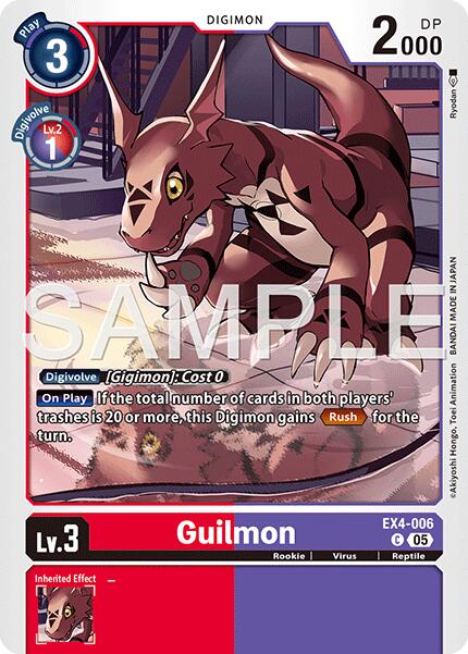 Guilmon EX4-006 [ Inglese / Giapponese ]