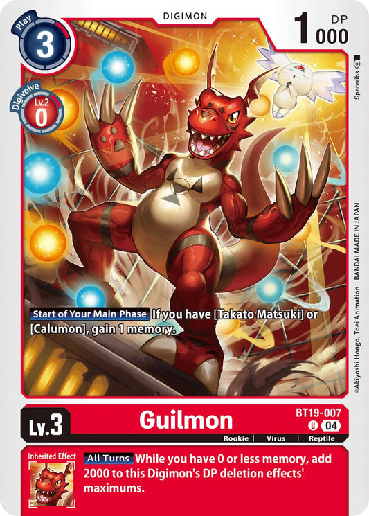 Guilmon BT19-007 [ Inglese / Giapponese ]