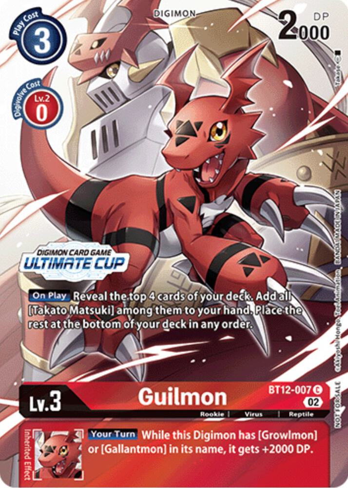 Guilmon BT12-007 [ Inglese / Giapponese ]