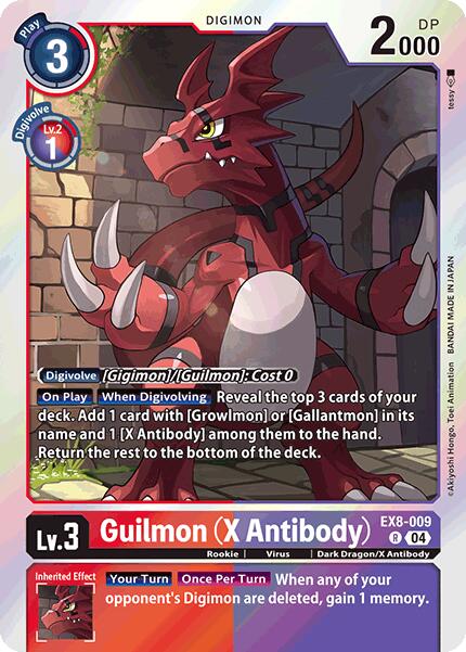 Guilmon EX8-009 [ Inglese / Giapponese ]