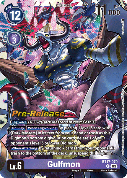 Gulfmon BT17-070 [ Inglese / Giapponese ]
