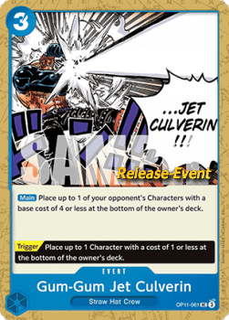 Gum-Gum Jet Culverin OP11-061 [ Inglese / Giapponese / Francese / Cinese Semplificato ]