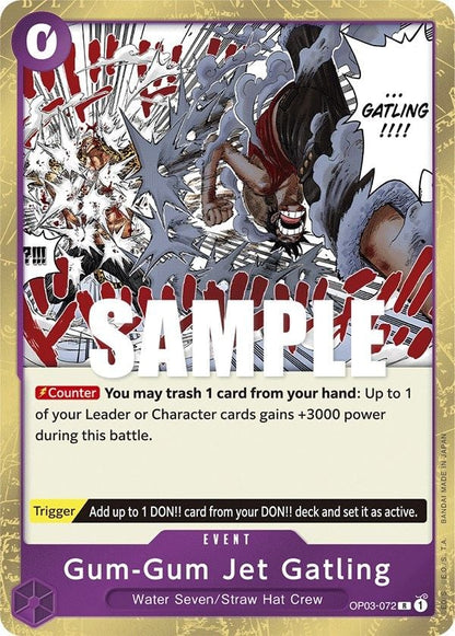 Gum-Gum Jet Gatling OP03-072 [ Inglese / Giapponese / Francese / Cinese Semplificato ]
