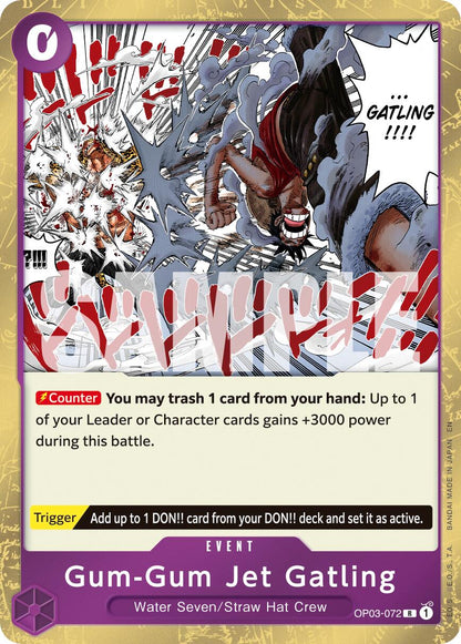 Gum-Gum Jet Gatling OP03-072 [ Inglese / Giapponese / Francese / Cinese Semplificato ]