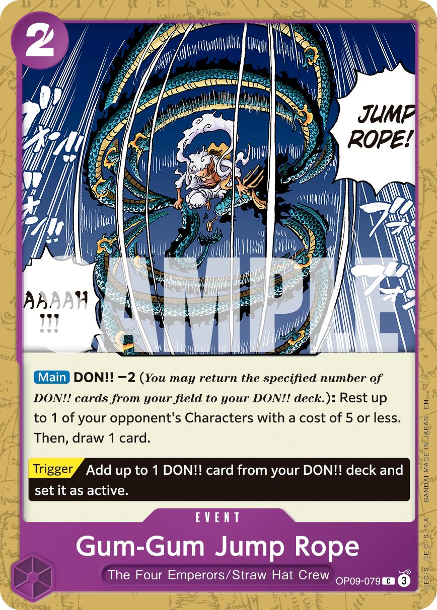 Gum-Gum Jump Rope OP09-079 [ Inglese / Giapponese / Francese / Cinese Semplificato ]